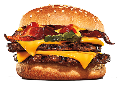 Hamburguesa Doble Queso Bacon